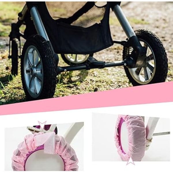 60-pack Hjulskydd för Barnvagn - Hjulskydd för Barnvagn - Hjulskydd för Rullstol