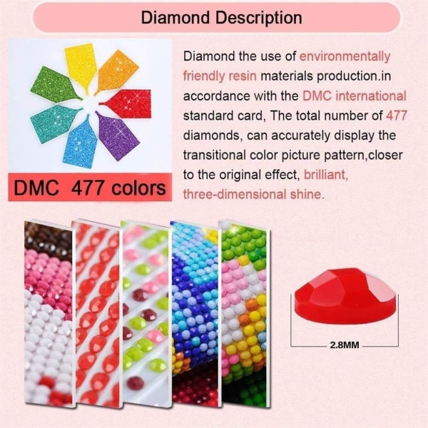 12x16in Diamond Painting Kit Tiger Full Drill - 5D DIY Paint by
