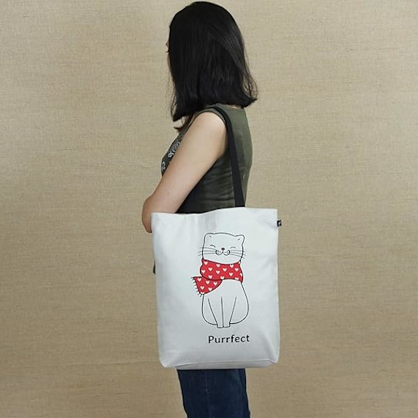 Bomull Tote Bag - liten bomullstyg Tote Bag