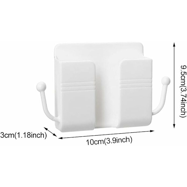 3-pack mobiltelefon väggfäste hållare, smartphone laddningsstativ,