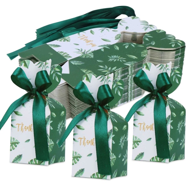 50 stk Vase Formede Papir Candy Bokser til Bryllupsfest Favor Creat