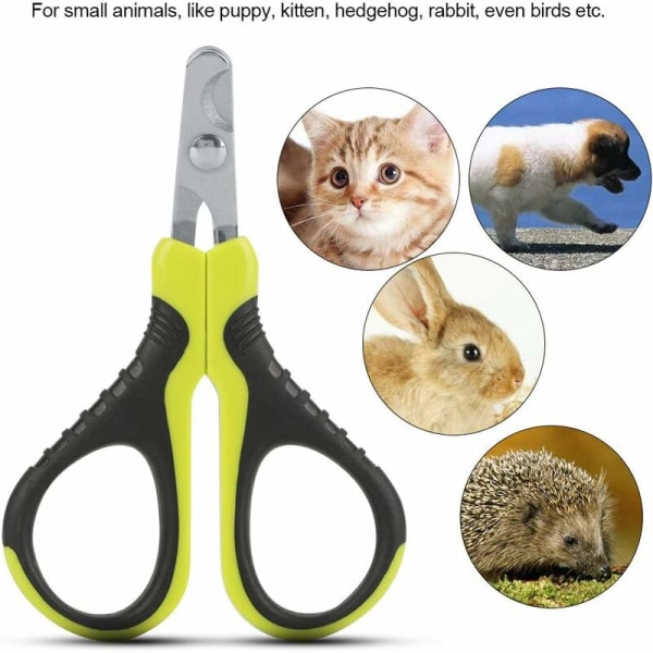 Kæledyrs negleklipper, professionel bærbar klipper slibemaskine til katte hunde hvalp kanin fugl små dyr