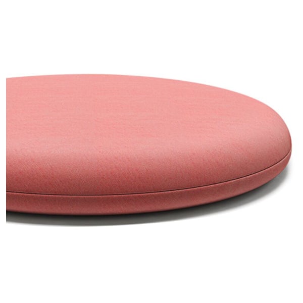 Rund kudde 3030 tjock 4CM supermjuk rosa minnesskum stolskudde