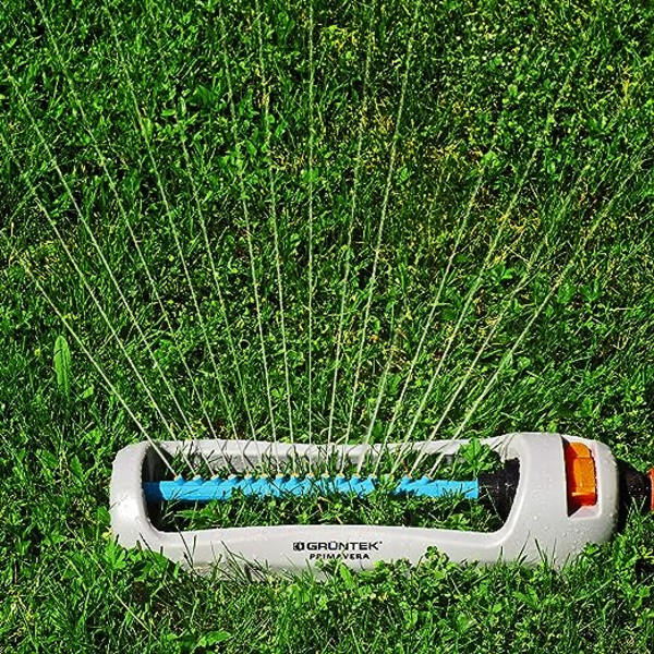 Spridare Oscillerande Spridare Turbomotor Spridare Gräsmatta och Rektangulära Ytor 366 M2. Amplitudstråle 21x15 M