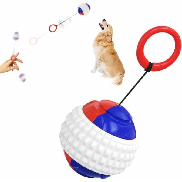 2 stk Hundelegetøjsbold, Naturgummi Hundelegetøjsbold, ø 6 cm Hundebold m