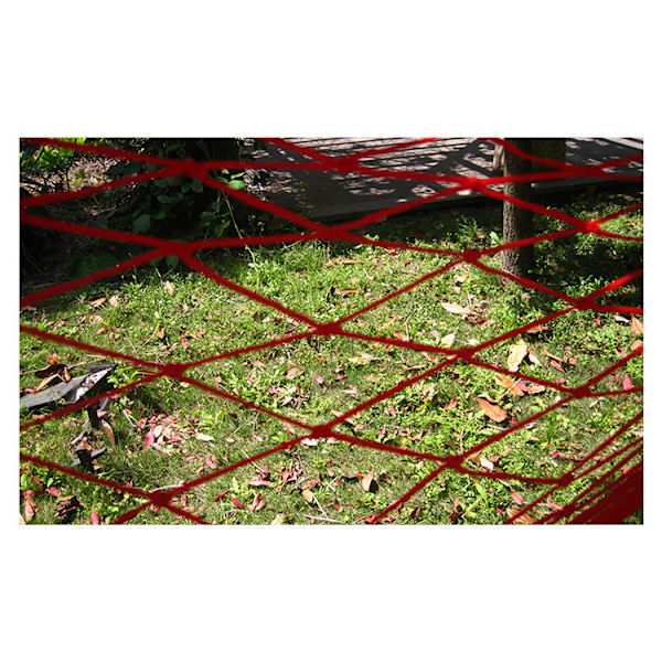 9-trådig nylonrep hängmatta bärbar camping fritid mesh hängmatta