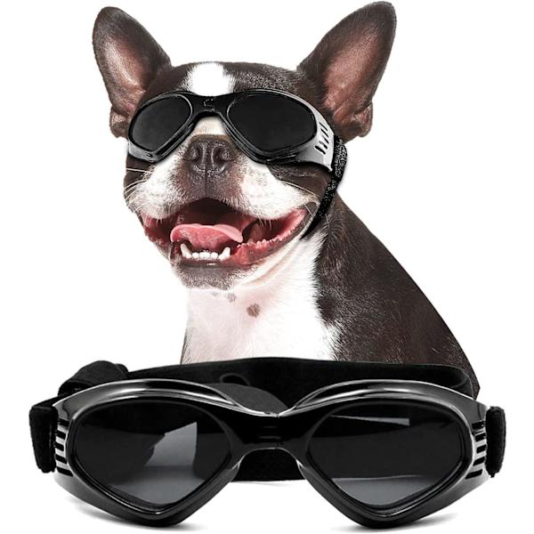 Hundsolglasögon Medium Breed UV-skydd Mops Hundglasögon för små till medelstora