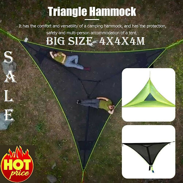 Hängmatta Aerial Quad Hängmatta - Förbättrad version Multiplayer Portabel