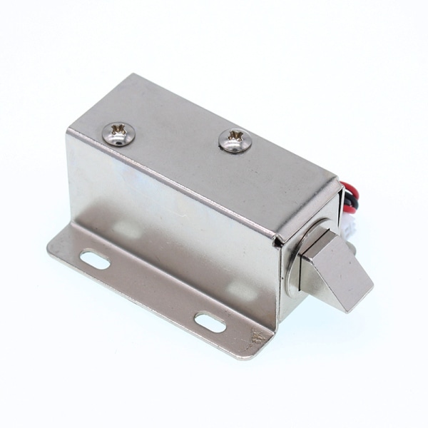 Mini magnetisk lås DC 12V elektromagnetisk smal design skåp D