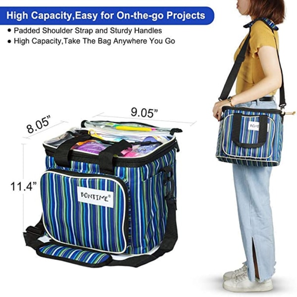 Sewing Kit Bag, Organizer for Sewing and Craft Accessories, Carry