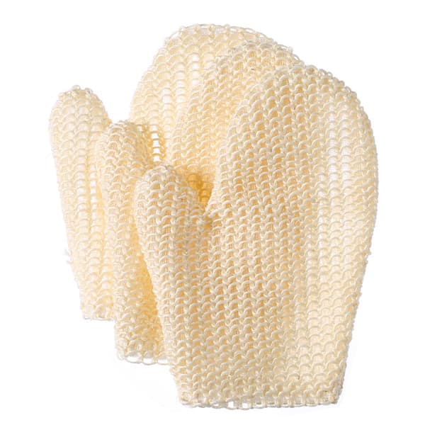 Exfolierande handske - Skrubbeffekt för duschen - Hitta en mjuk
