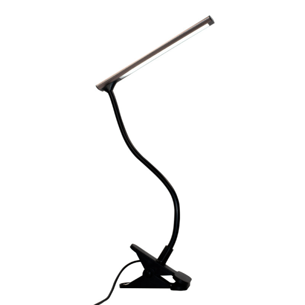 LED-bordslampa med klämma, flexibel klämlampa, Clip-on Reading La