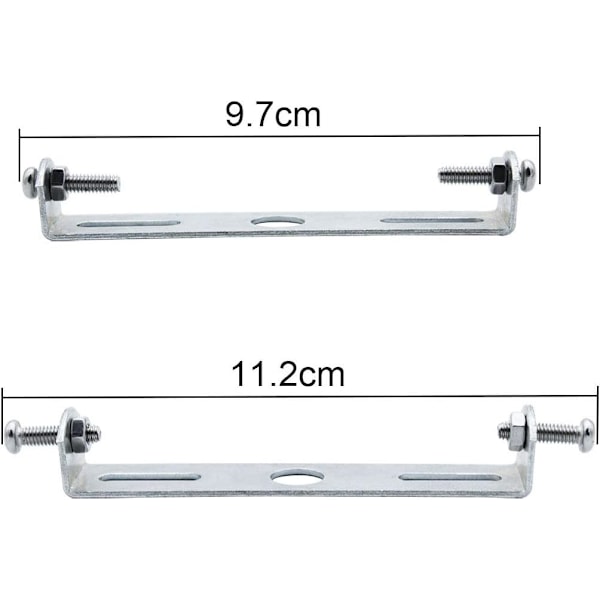 4 stk. 90mm loftslampe monteringsplade bunddæksel til 100