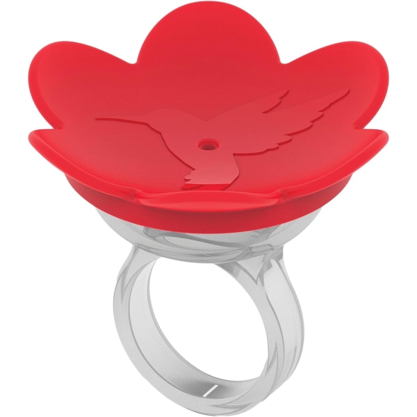 Hummingbird Ring Feeder (röd) - Handmata kolibrier precis i y