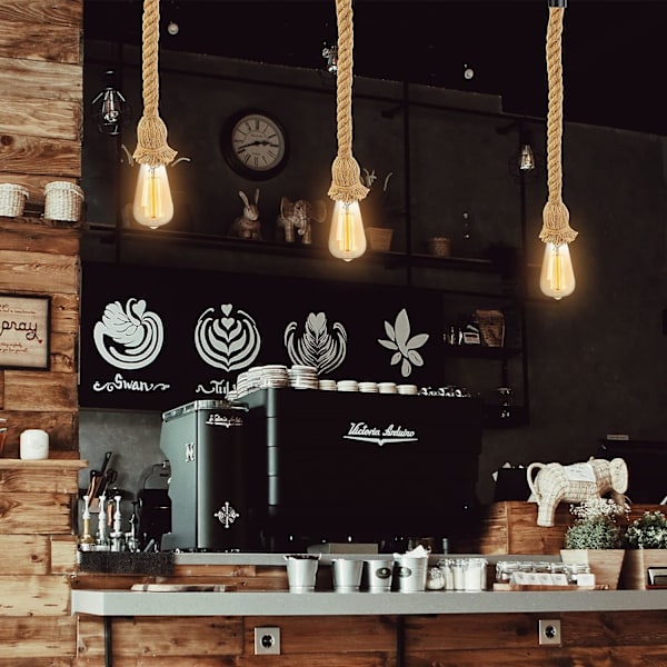 Retro Hampa Rep Chandelier Bar Rep Café Trapprestaurang Studio