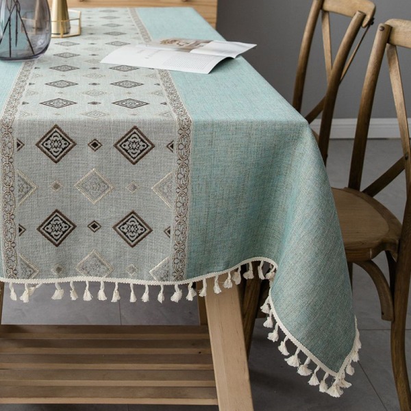 Rektangulär bordsduk för matsal kök inredning, 140 x 220 cm