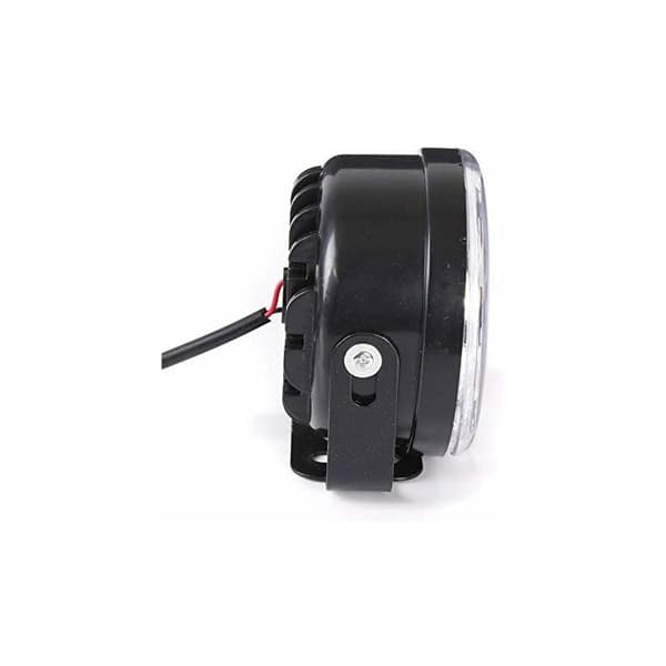 2 stk. 12V 4.5W Hvide Runde Dagslys Bil Universal R