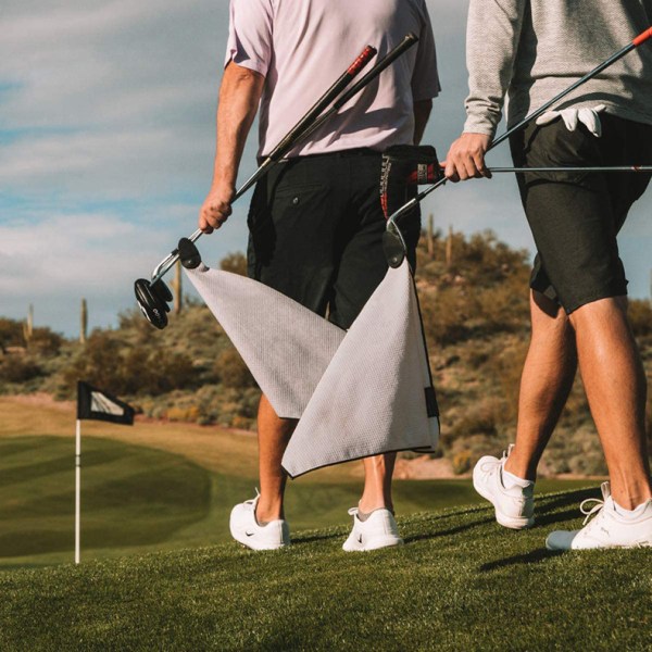 Anti-ridse Golfhåndklæde Magnet Design Vand Absorption God Hård