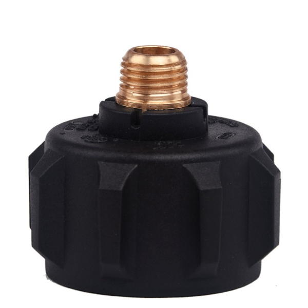 QCC1 Propangasadapter Gasregulator Ventilmontering med mutter och 1/4 tum hane