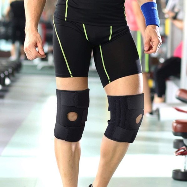 Knäskydd med laterala stabilisatorer och Patellar Gel Pads för knä