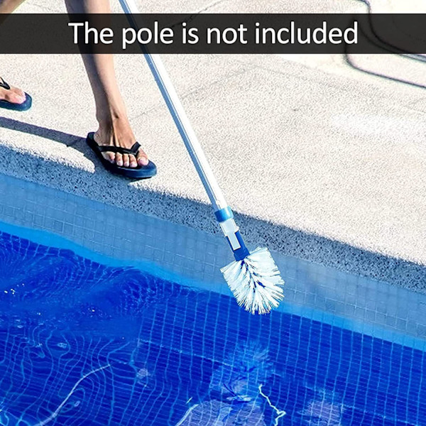 2 st bärbar dammsugare för pool, för rengöring av damm och smuts i fontäner (vit), 11,4*3,9 tum