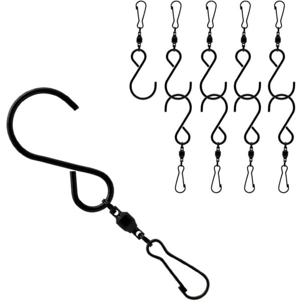 10st Swivel Hook/Clips S Krokar för att hänga vindspel Party Orn