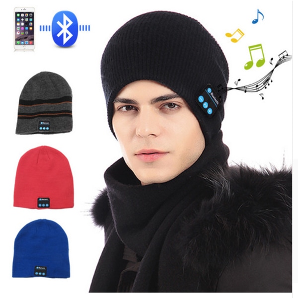 Unisex Bluetooth hatt med inbyggd högtalarmikrofon, cap med hörlurar