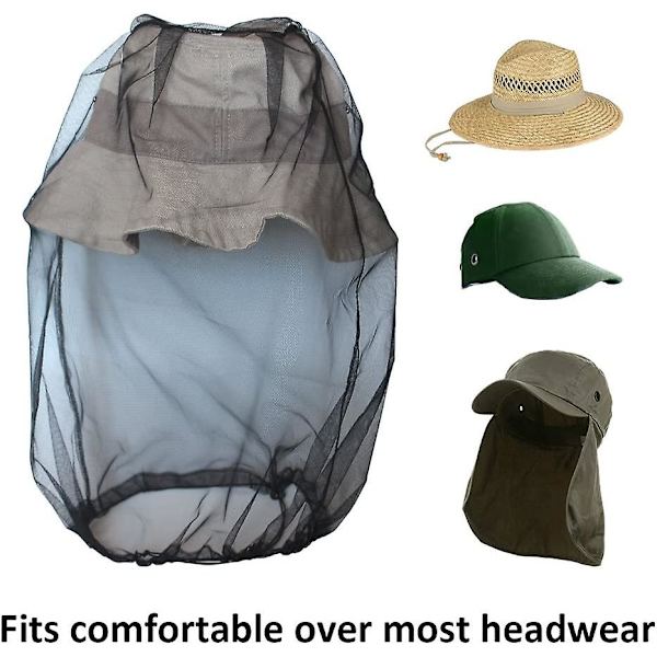 Huvudnät Mesh, Ansiktshalsnät Från Insektsbugg Bi Mygga Gna