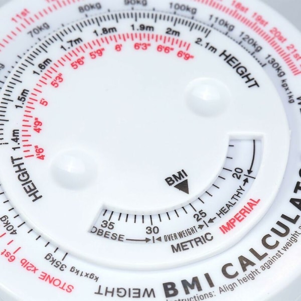 Kroppsmåttband, Skönhet Body Fat Tester Mass Index Round Fat