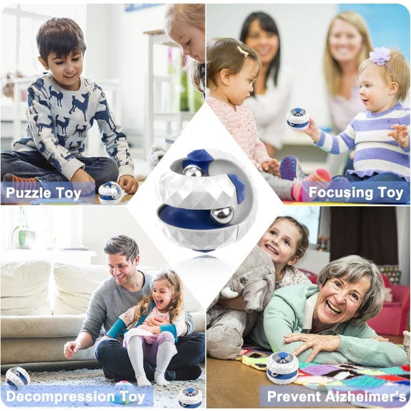 Fidget Cubes Top Spinning Toy, som anti-stressgåvor och kreativa dekomprimeringsleksaker, pusselspel för barn och vuxna