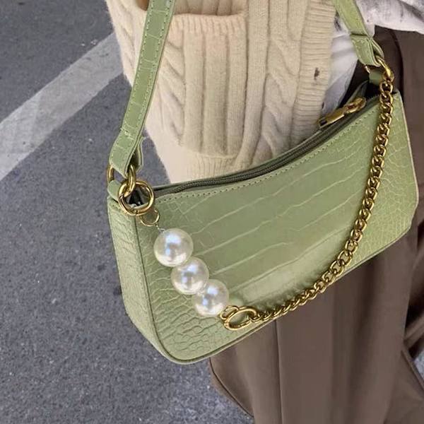 2 st Imitation Pearl Chain Strap Extender Pearl Bag Chain Str