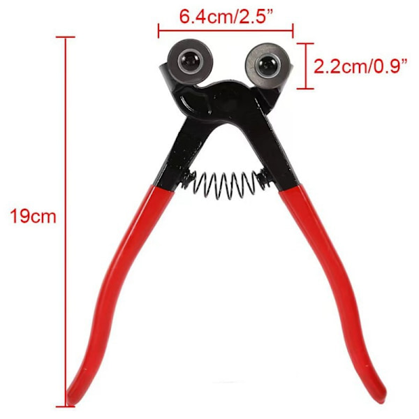 Mosaik Tang, 190mm Robust Værktøj til Skæring af Glasmosaik