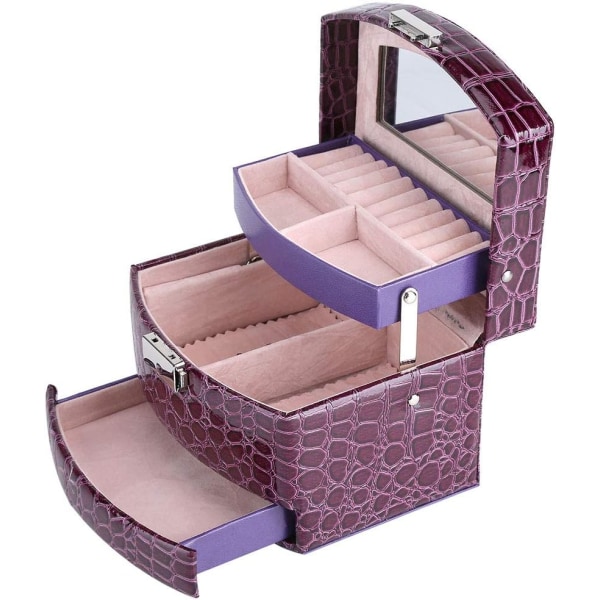 Jewelery Box with Mirror Jewelery Box Display Stands with Buckle