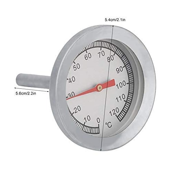 1 stk. Grilltermometer Pizza Grill Matlagningstermometer Tempera