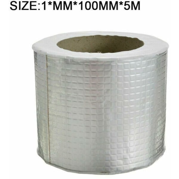 Aluminiumsbutyltape (5m x 100mm x 1,5mm) Aluminiumsforseglingstape, S