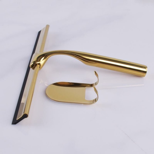 Golden Glass Wiper Household Stainless Steel Scraping Window Show