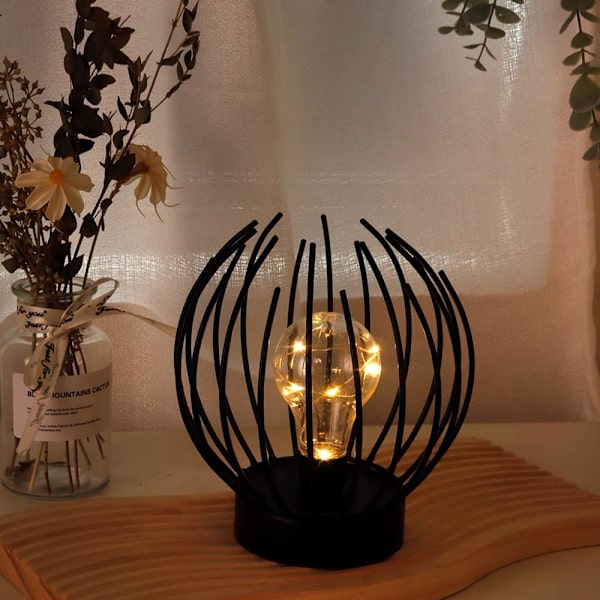 1 st Minimalistisk Manet Ljus INS Modellering Ljus, Batteridriven Inomhusljus med LED-lampa Utomhuslykta Perfekt för Rum Inredning Fest Uteplatsevenemang