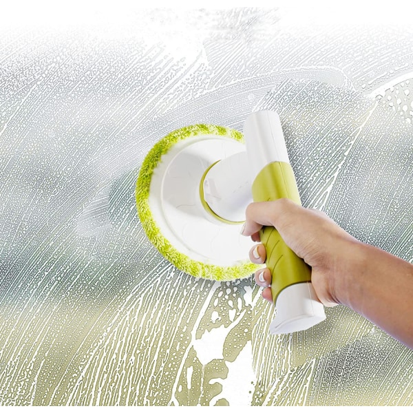 Elektrisk rengjøringsbørste, roterende børste med 6 utskiftbare børster