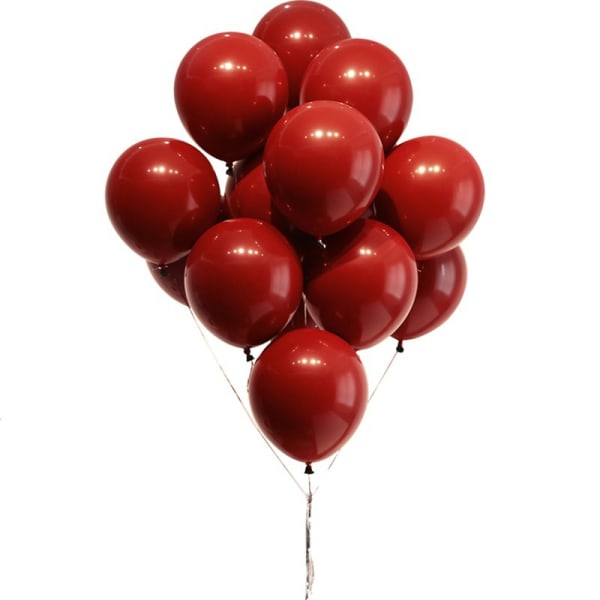 Set med 50 röda ballonger, 33,3 cm