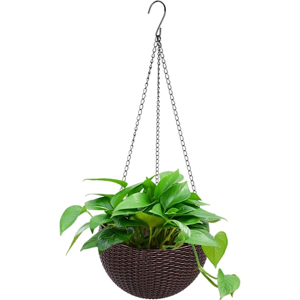 Hängande blomkrukor Hängande växtkorg Inomhus Utomhus Hängande Planter för växter Blommor Örter