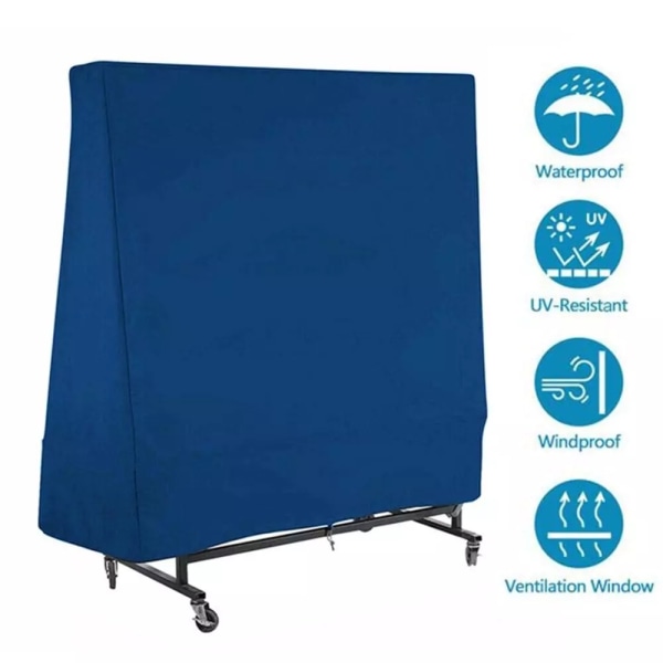 Table Tennis Table Cover Waterproof Cover for Ping Pong Table 165 x 70 x 18