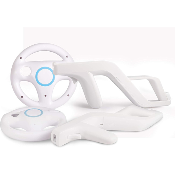 2-pack Racing rattar med handledsrem för Wii och Wii U