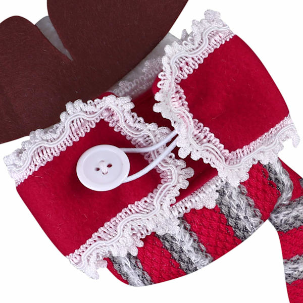1 st julgardin spännen jul tema uppsättning snögubbe älg tomte cu