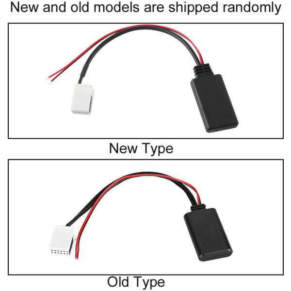 12V 12 Pin Car Vehicle Bluetooth AUX Adapter Fit For MCD RNS 510