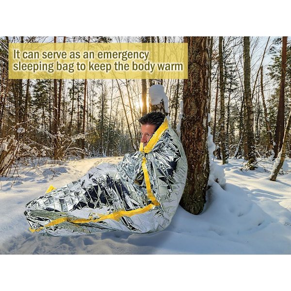 Camping Emergency Blankets, 4 st Nödfiltar för Överlevnadsfilt, Em