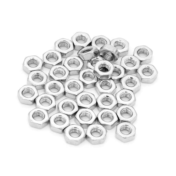 440 stk. M3 Hex Sokkelhovedskruer Bolte med Møtrikker Sortiment Rustfrit S