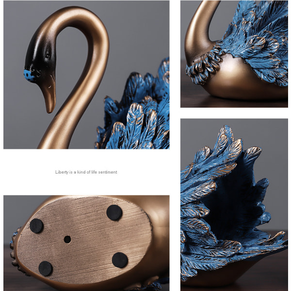 Kreativ vinreol hjemmedekorasjon harpikshåndverk svan vinreol ha
