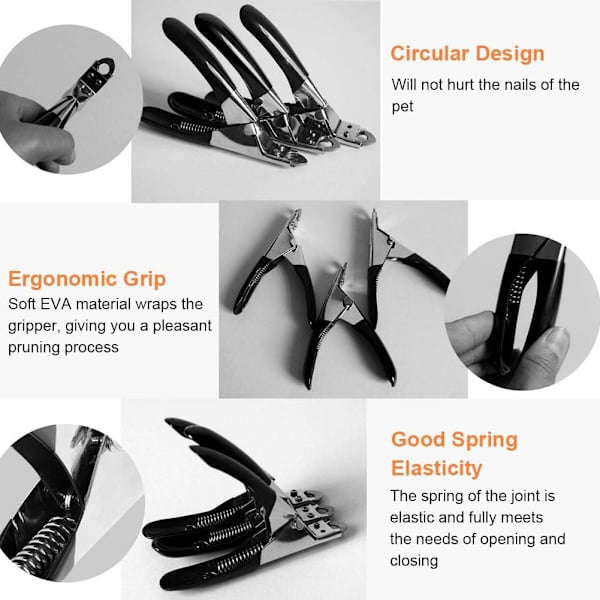 Trimmer, Cut-Guillotine-Cat Stark Nagelsax Sax för Husdjur
