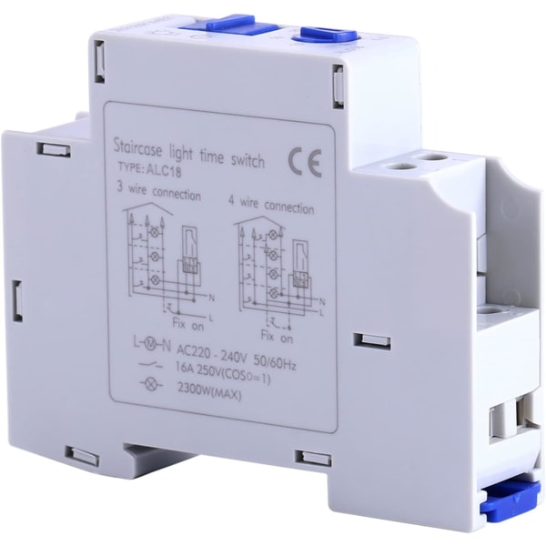 AC 220-240V Timerbryter ALC18 Mekaniske rulletrapper Brytere Elektronisk Relé Tidsbryter for Korridorbelysning