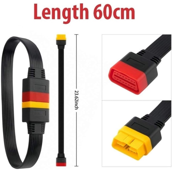 New Quality OBD2 Extension Cable for Launch X431 ThinkDiag / Easy